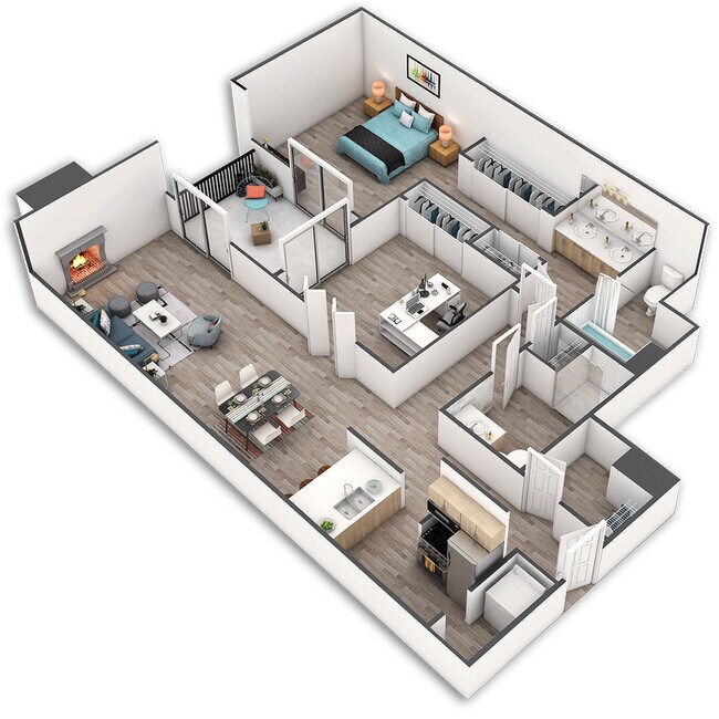 Pacific Platinum 2-401 floor plan